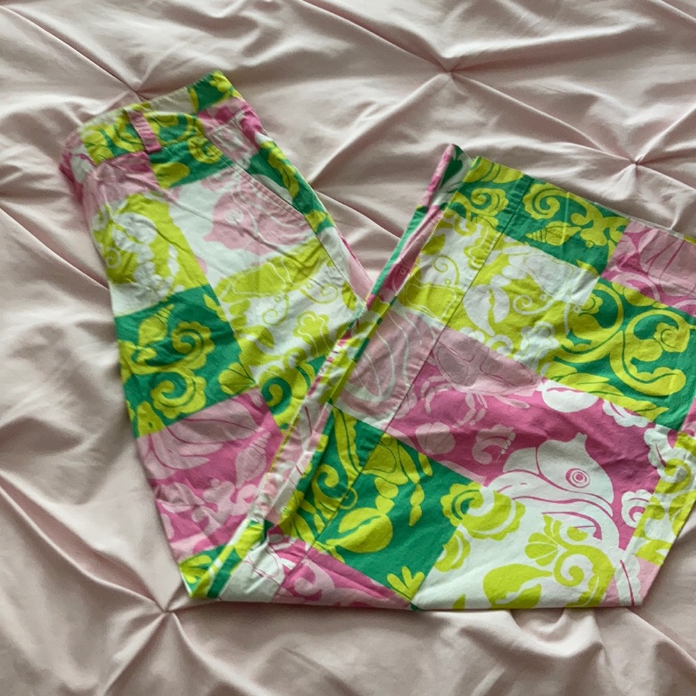 White Label Lilly Pulitzer Wide Leg Pants